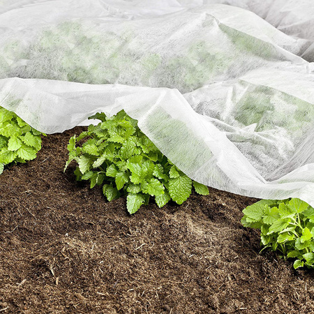 Agrowłóknina Wiosenna Okryciowa 1.1 x 10 m 17g Biała