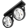 Lampa sufitowa Kinkiet LEON 2x ES111 Ruchomy czarny