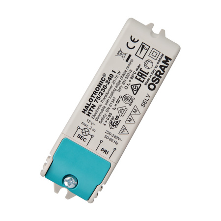 Zasilacz Halogenowy Ściemniacz Fazowy 20 - 75W 11.5 - 11.7V OSRAM Compact