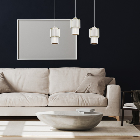 Lampa Wisząca Sufitowa BLANCO 3xE27 Listwa Milagro