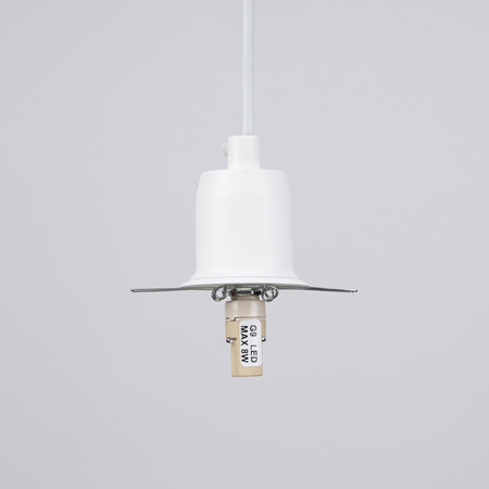 Lampa Sufitowa Wisząca Zwis 3x G9 Kulista Biała Nowoczesna Hyperion Sollux