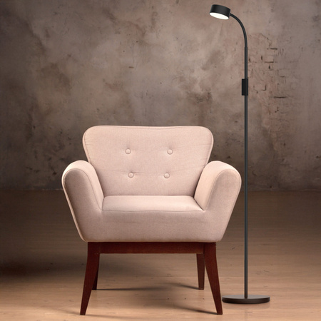 Lampa Podłogowa LED 3W 400lm CCT Czarna Ściemnialna Bruno Sanico Goldlux