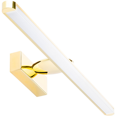 Lampa Ścienna SIRIUS Złota LED 12W Kinkiet 60cm Nowoczesna ProVero