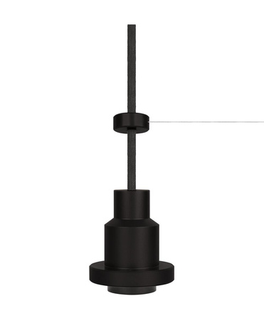 Lampa Wisząca Zawiesie z Oprawką E27 20cm Aluminium Czarna Vintage PenduLum LEDVANCE