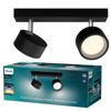 Lampa Sufitowa Reflektor LED 11W 1100lm 2700K Czarna Bracia Philips