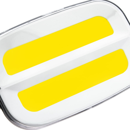 Naświetlacz solarny lampa 4x COB LED 20W 800lm Zimna czujnik ruchu IP65 + Pilot