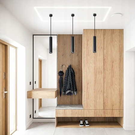 Lampa Wisząca Sufitowa KEON GU10 Regulowana Czarno-Złota MASTERLED