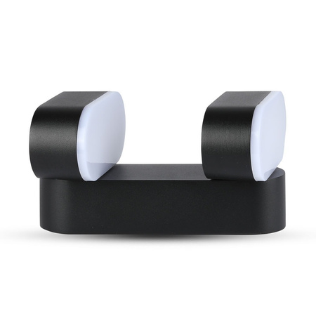 Kinkiet ścienny LED 12W 3000K IP65 Obrotowy 350° Podwójny Czarny VT-814 V-TAC