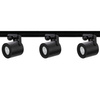 Zestaw Szyna Oświetleniowa Szynoprzewód 1,5m +3x Reflektor Szynowy LED Lampa GU10 Czarny Mat