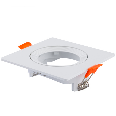 Oprawa Halogenowa Podtynkowa Ruchoma Kwadratowa Biała GU10 MR16 VENTUS Lumiled