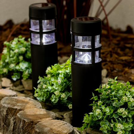 Lampa Solarna Ogrodowa LED Wbijana Słupek 6500K 40cm IP44