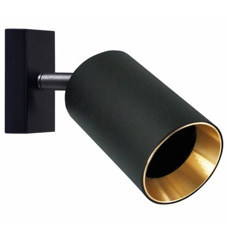 Kinkiet Reflektor Oprawa Ścienno-Sufitowa LED 1 x GU10 MARIBEL Czarny GOLDLUX (Polux)