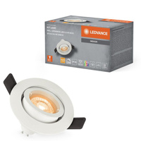 Panel LED Oprawa Podtynkowa Punktowa GU10 9.5W 575lm CCT Ściemnialna Oczko Spot Biały Kit LED Ledvance