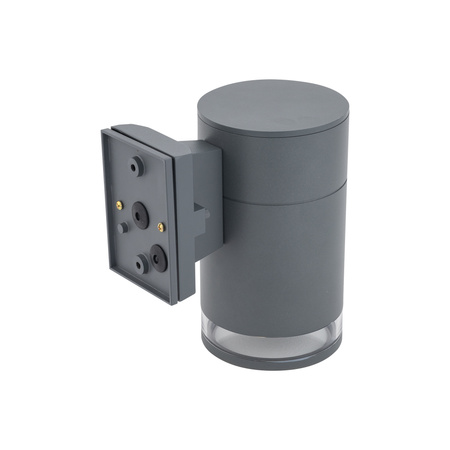 Lampa Ogrodowa Zewnętrzna Kinkiet Elewacyjny Oprawa Natynkowa E27 Grafitowa Wodoodporna IP44 Nowoczesna ROCK PRO 10686 Nowodvorski