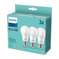 3PAK Żarówka LED E27 A67 13W = 100W 1521lm 6500K Zimna Mleczny PHILIPS