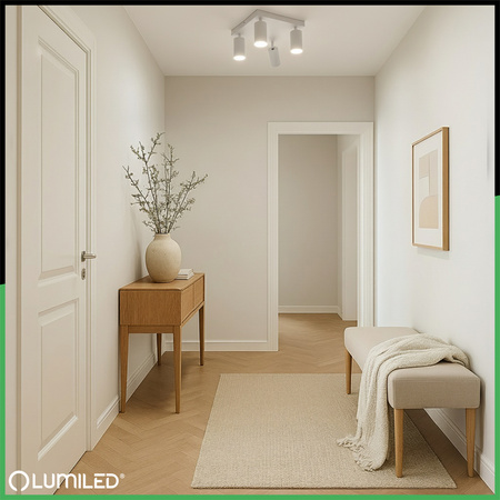 Lampa Sufitowa Plafon SPOT TUBA Reflektor Oprawa Halogenowa 4x GU10 TABULA LUMILED