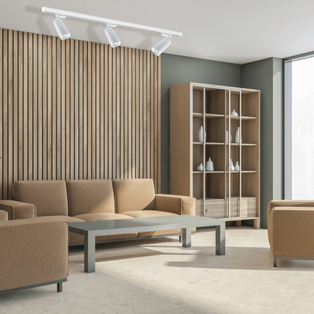 Zestaw Szyna Oświetleniowa Szynoprzewód 1,5m + 3x Reflektor Szynowy GU10 Biały Mica Milagro