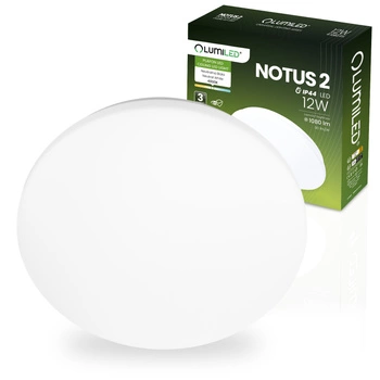 Plafon LED Lampa Sufitowa Natynkowa NOTUS 2 12W Okrągły 25 cm IP44 LUMILED