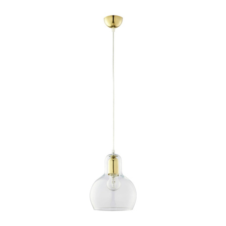 Lampa Sufitowa Wisząca MANGO Zwis Złota Szklana Klasyczna E27 1002 TK Lighting