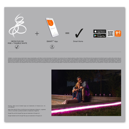 Dekoracyjny Pasek LED 15W RGB+CCT SMART+ WiFi NEON Flex 3m IP65 LEDVANCE