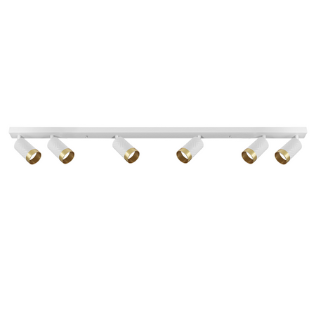 Lampa Listwa Oprawa Sufitowo-Ścienna LED 6 x GU10 ARRAS Biały GOLDLUX (Polux)