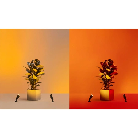 Reflektor Ogrodowy LED Wbijany Lampa 4W 270lm 2700-5000K RGB + TW Czarna Inteligentna SMART WiFi Bluetooth Aplikacja WiZ