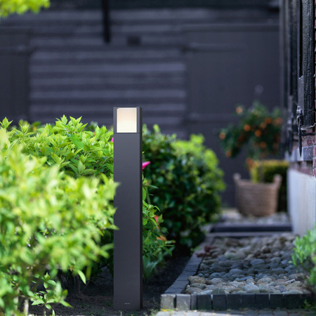 Lampa Ogrodowa LED Zewnętrzna ARBOUR 3,8W 2700K IP44 Słupek 77cm Antracyt PHILIPS