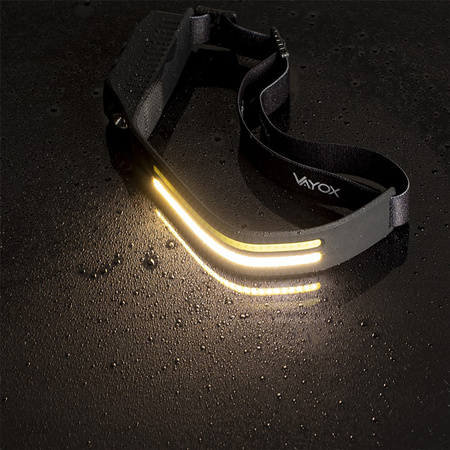 Latarka Czołowa Akumulatorowa 2x COB + XPE VA0129 VAYOX