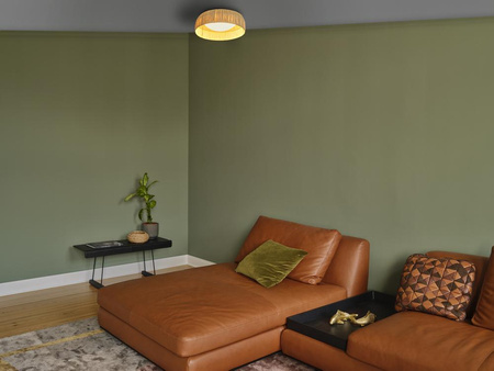 Plafon LED Lampa Sufitowa Natynkowa 18W 750lm 3000K Ciepła Brązowy 40cm Decor Ledvance