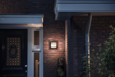 Kinkiet Ogrodowy Lampa Elewacyjna Zewnętrzna LED 12W 1200lm 2700K IP44 Antracyt Petronia Philips