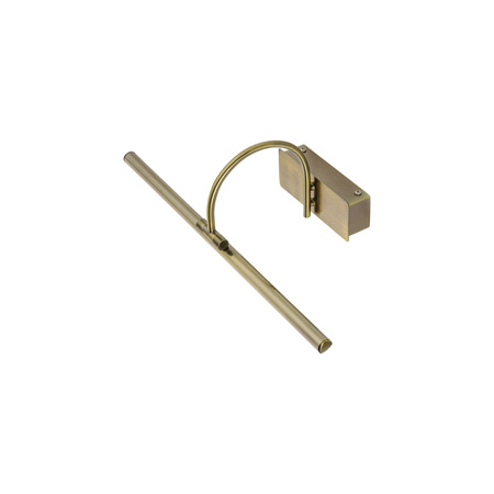 Kinkiet Ścienny Lampa nad Lustro Obrazowa LED 9W 600lm 3000K Ciepła Złota Klasyczna GIOTTO LED S 8168 Nowodvorski