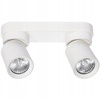 Lampa Sufitowa Ścienna TIMO Kinkiet Reflektor Oprawa Halogenowa Ruchoma 2xGU10 Biały LVT