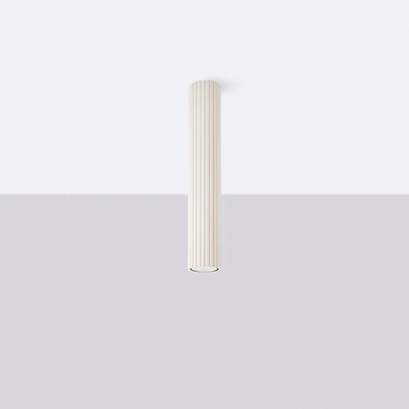 Lampa Sufitowa Reflektor Tuba Spot 1x GU10 Beżowa Karbon Deep Space SL.1590 Sollux