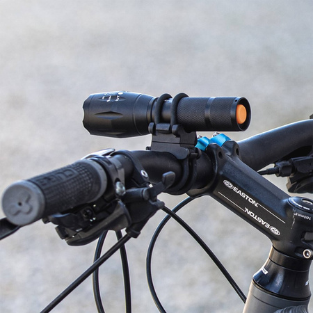 Uchwyt Rowerowy Uniwersalny na Kierownicę do Lampki Latarki Rowerowej VAYOX