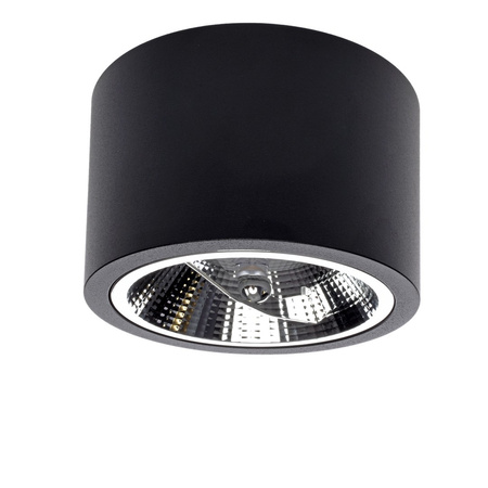 Oprawa Natynkowa Halogenowa REDONDO Czarna 1xAR111 GU10 Spot Milagro
