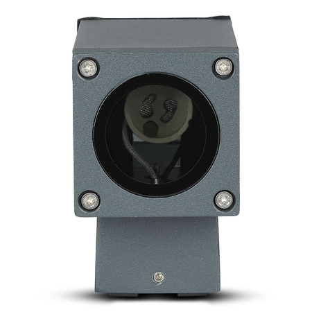 Lampa Ogrodowa Oprawa Elewacyjna Kinkiet GU10 Dół Grafitowa VT-841 V-TAC