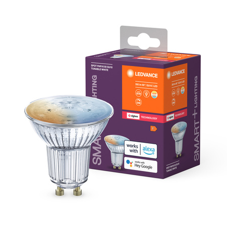 Żarówka LED GU10 4,7W 350lm CCT LEDVANCE SMART+ ZigBee Ściemnialna