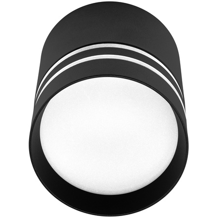 Oprawa Natynkowa HALOGENOWA Spot Tuba ARISA GU10 LUMILED Okrągła Czarna 80mm