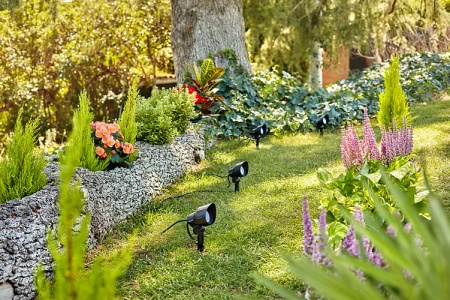 Lampa Ogrodowa Reflektor LED 6W 660lm 4000K IP44 Czarny Low Voltage 12V Philips