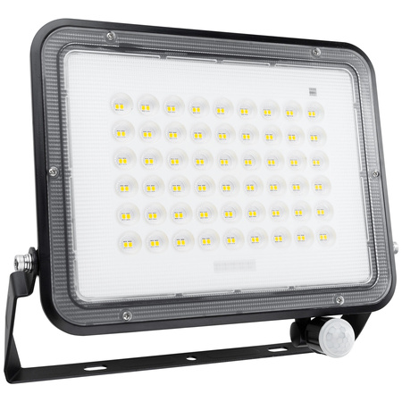 Naświetlacz Solarny LED Halogen 200W Lampa Ogrodowa 4000K IP65 Czujnik Ruchu PIR + Pilot FULGOR LUMILED