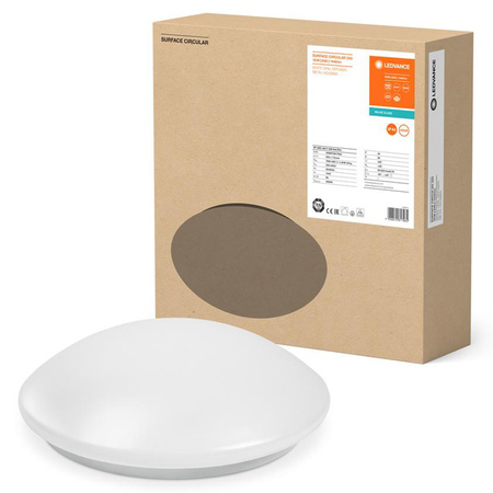 Plafon LED Lampa Sufitowa Ścienna SURFACE CIRCULAR 35 cm 18W 1440lm 4000K IP44 LEDVANCE