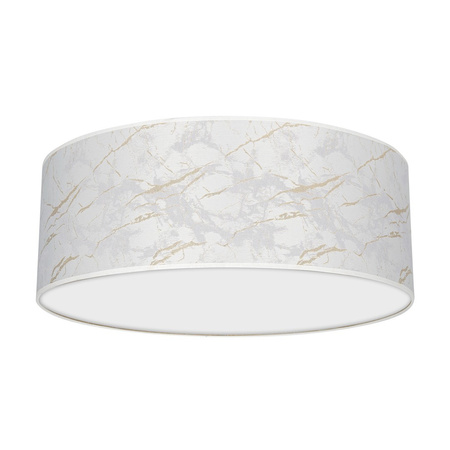 Plafon LED Lampa Sufitowa SENSO Biała Złota 3xE27 Ø50cm Milagro