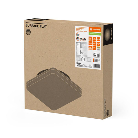 Panel LED Oprawa Lampa Sufitowa 46010W 2660lm 3000K - 4000K CCT Natynkowa Biały 33x33cm Surface Ledvance