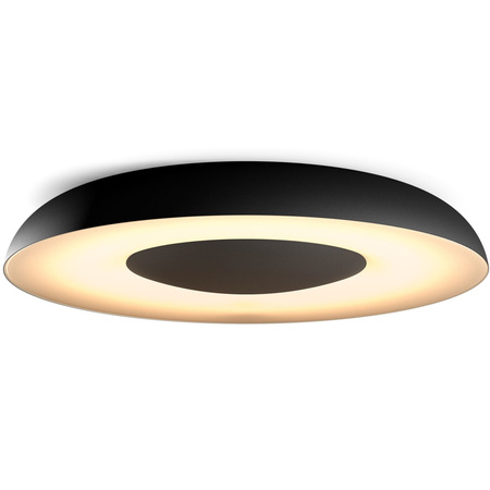 Lampa Sufitowa Plafon LED STILL Czarny 22,5W CCT PHILIPS HUE Bluetooth Zigbee + Przełącznik Dimmer Switch