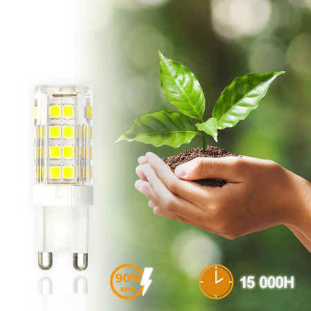 Żarówka LED G9 Kapsułka 5W = 40W 460lm 6500K Zimna 360° LUMILED