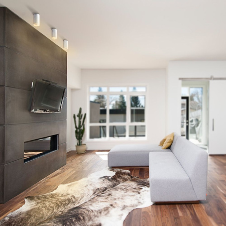 Oprawa Natynkowa Halogenowa Spot Lampa Sufitowa 1x GU10 Biała CARMELO Videx