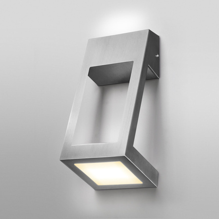 Lampa Ogrodowa Zewnętrzna Kinkiet Elewacyjny LED 7W 360lm 3000K IP44 Srebrny Endura Ledvance