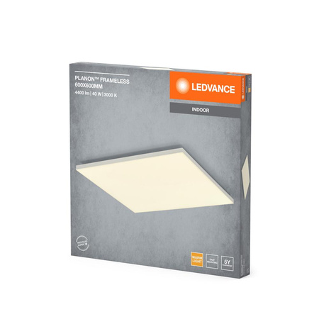 Panel Sufitowy LED Lampa Bez Ramki Kwadrat Biały 40W 3000K Ciepła LEDVANCE