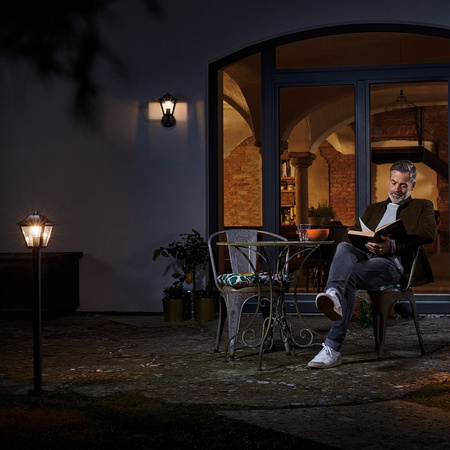 Lampa Ogrodowa Zewnętrzna Kinkiet Elewacyjny LED E27 IP44 Czarny Endura Ledvance