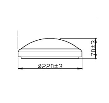 Lampa Ogrodowa Plafon LED 6W 600lm 2700K IP54 WodoodpornaBiała Doris Philips